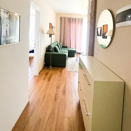 Skyline Sunset & Towers View - Modern 1br Tirana